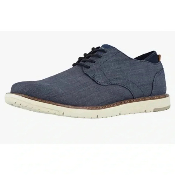 Size 11.5 Tom’s 's Navi Oxford Boat Shoe - Picture 1 of 6